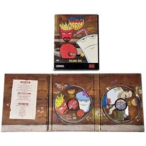 Aqua Teen Hunger Force Volume One 1 DVD Adult Swim Cartoon Network VTG 2003 EUC